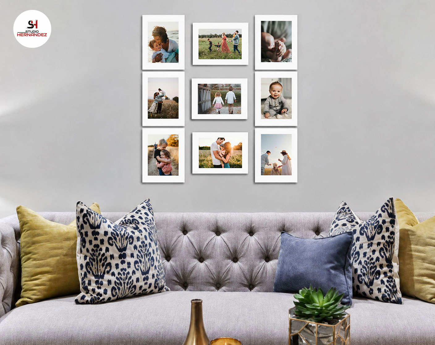Collage Pared X9 Photo Set